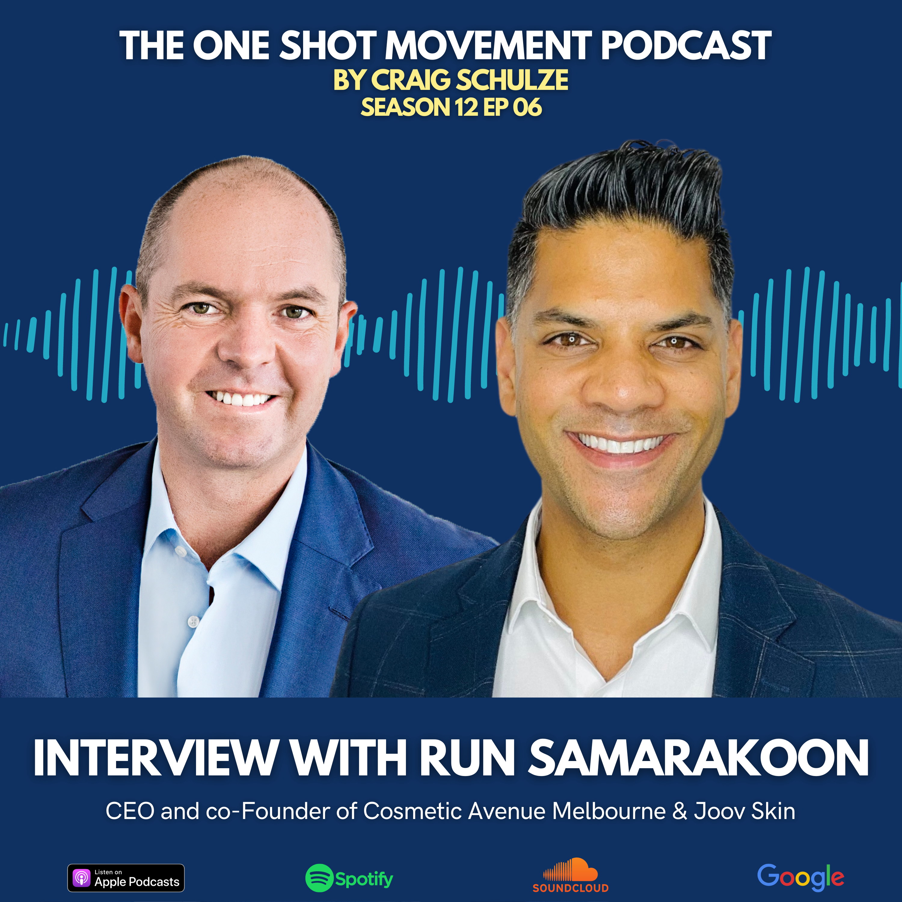 Season 12 Episode 6 - One Shot Movement Podcast - INTERVIEW WITH Run Samarakoon -  CEO and co-Founder of Cosmetic Avenue Melbourne & Joov Skin.png