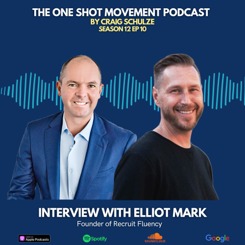 Season 12 Episode 10 - One Shot Movement Podcast - INTERVIEW WITH ELLIOT MARK- Founder of Recruit Fluency.png